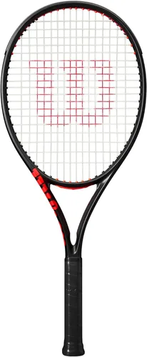 Wilson Clash 108 V3 - Raqueta de tenis de rendimiento para adultos, tamaño de agarre de 1-4 1/8 pulgadas, ensartada con Sensation 16 Natural a