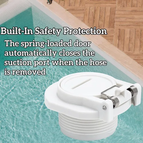 Miniatura 3 de Cerradura de cubierta de piscina, accesorio de pared de seguridad compatible con Hayward, Zo-diac, aspiradora de piscina Pen-tair, GW9530 Puerto