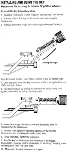 Miniatura 3 de Allparts Herramienta de entonación de Floyd Rose "The Key