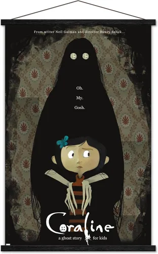 Miniatura 9 de Trends International Coraline - Póster de pared de una hoja de Ghost Story, 22.37 x 34.00 pulgadas, paquete de impresión premium y colgador