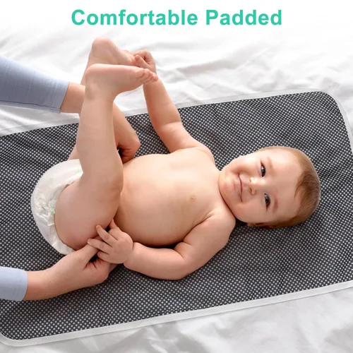 Miniatura 4 de Accmor Cambiador de pañales portátil, impermeable, plegable, cambiador de bebé para viajes, regalos de registro de baby shower