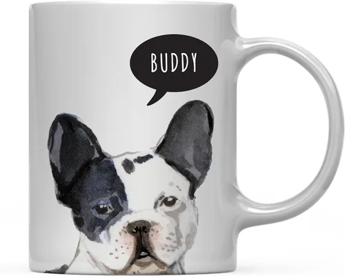 Miniatura 64 de Andaz Press Taza de café personalizada de 11 onzas para perro, Shih Tzu Shorter Haired Up Close, paquete de 1 Shih Tzu pelo más corto personalizado