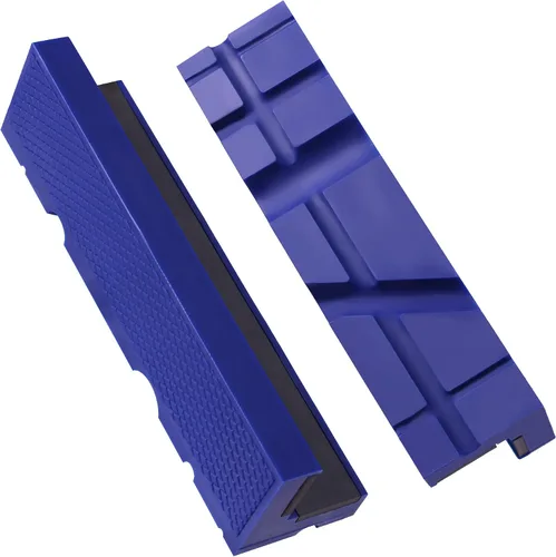 Miniatura 8 de WORKPRO 2 pares de almohadillas para mordazas de tornillo de banco de 4-1/2", fundas protectoras magnéticas de TPU para mordazas de tornillo