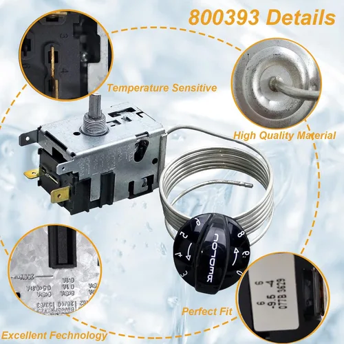 Miniatura 5 de 800393, 831932 Kit de control de temperatura, compatible con refrigeradores y congelador verdaderos serie TC/TSD/T/GDM/GEM/G4SM, reemplaza