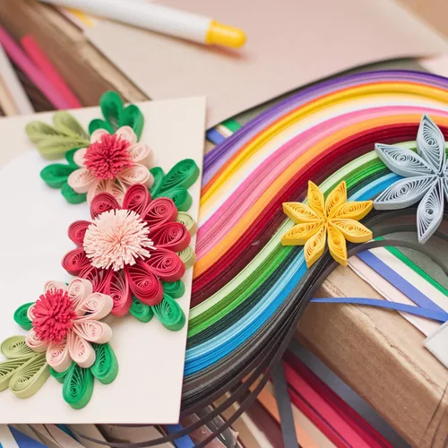 Miniatura 6 de PATIKIL Tiras de papel de origami, 120 piezas de 3/16 pulgadas (0.197 in), 21.3 in, tira de papel para manualidades, manualidades, Navidad, verde