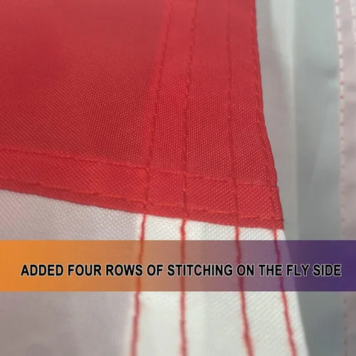 Miniatura 4 de Bandera de Armenia de 3 x 5 pies, nailon Oxford 210D de más larga duración, extremos de mosca de costura de cuatro filas, banderas nacionales