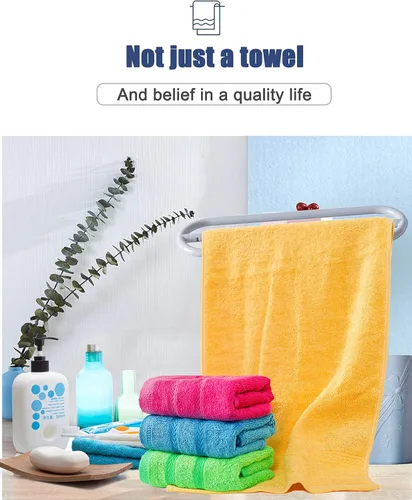 Miniatura 5 de MEMRUI Toallas Multicolor para Puntas de los Dedos para Baño - Toallas Faciales para Niños, 10 x 18 Pulgadas, 8 Piezas en 4