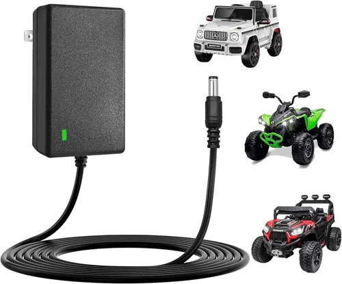 Cargador de batería de 24 V para juguetes de paseo – Compatible con ruedas eléctricas, autos de paseo para niños, ATV eléctricos, Lamborghini, Jeep,