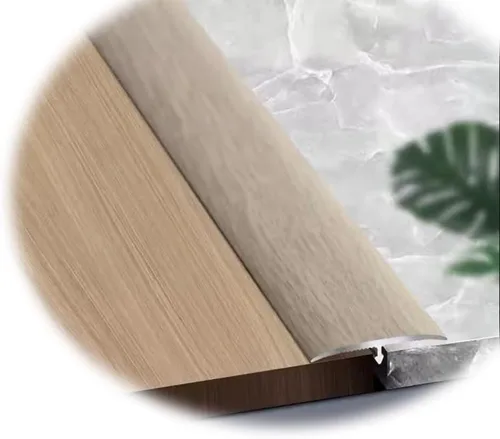 Miniatura 13 de HCZION Tira de umbral de aluminio, tira de transición de umbral de suelo laminado, cubierta de piso, borde de metal, rellena el hueco/placa se une