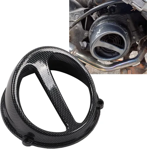 Miniatura 4 de Fydun Cubierta del ventilador de refrigeración del motor de la motocicleta de fibra de carbono Air Scoop Accesorios de motocicleta reemplazo
