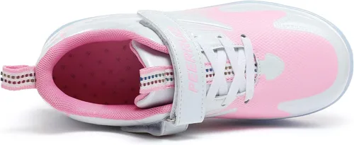 Miniatura 2 de HHSTS Zapatos para niños con ruedas, zapatos de color de luz LED, patines brillantes, zapatos de patinaje, regalos simples para niños y niñas