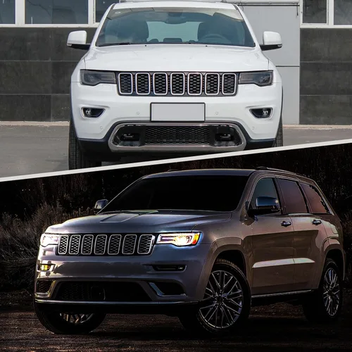 Miniatura 3 de Compatible con Grand Cherokee 2014-2020, 45% humo claro de vinilo tintado de película de vinilo precortada para Jeep, accesorios exteriores