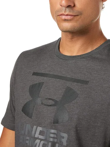 Miniatura 3 de Under Armour Camiseta de manga corta Global Foundation para hombre, Cabaña Cobalto Plaid
