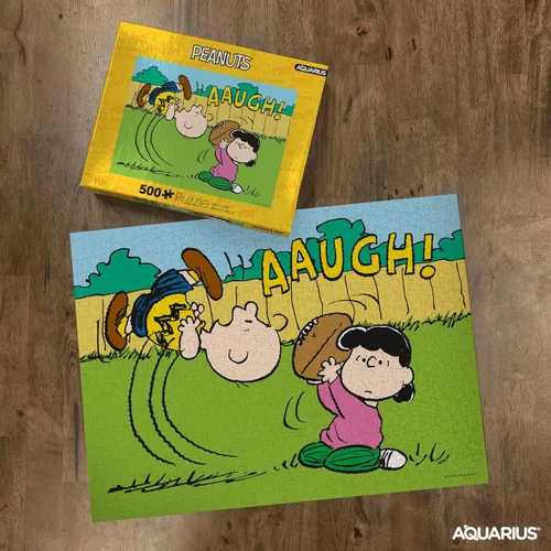 Miniatura 3 de AQUARIUS Peanuts Lucy Football - Rompecabezas de 500 piezas, sin deslumbramiento, ajuste de precisión, mercancía y coleccionables de Peanuts Snoopy