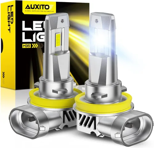 Miniatura 11 de AUXITO Bombillas LED H4 HeadIight 9003 HB2 de haz alto/bajo, 6500 K blanco frío, luces brillantes, Plug and Play, brillo elegante y futurista