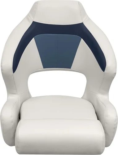 Miniatura 2 de Wise BM3338-986 Premier Series Pontoon XL - Asiento de cubo con soporte abatible, platino/Spectra azul marino/cobalto