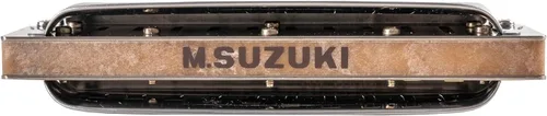 Miniatura 4 de SUZUKI Armónica, Plata M20 Manji 10-Hole C