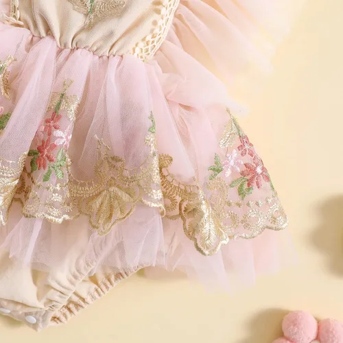Miniatura 7 de Ropa de bebé niña Floral Boho Lace Romper Mameluco Mameluco Mono Mono Traje Verano Ropa Bebé Niñas