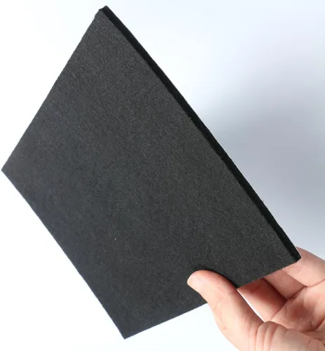 Miniatura 5 de Hojas de fieltro resistentes de 6" x 8" x 1/5" de grosor - 8 hojas (negro)