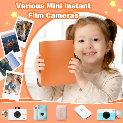 Miniatura 5 de Mini álbum de fotos con 360 bolsillos para cámara instantánea Fujifilm Instax Mini 12 11 9 8+ 8 LiPlay, álbum de imágenes para Polaroid Snap/Snap