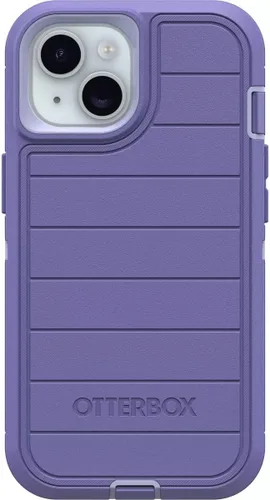 Miniatura 4 de OtterBox iPhone 14 y iPhone 13 (únicamente) - Funda de la serie Defender - Zapatos de ante azul - Solo funda - Sin pantalla - Resistente y duradero