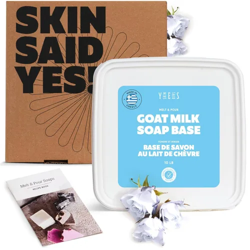 Miniatura 15 de Skin Said Yes Base de jabón de leche de cabra de 5 libras, sin SLS/SLES, sin aceite de palma, orgánico, para derretir y verter suministros