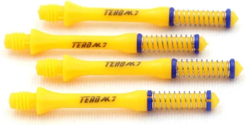 Miniatura 13 de CUESOUL TERO AK7 Slim Dart Shafts S/M/L - Muelle telescópico integrado para dardos de punta de acero y dardos de punta suave, juego de 3 piezas