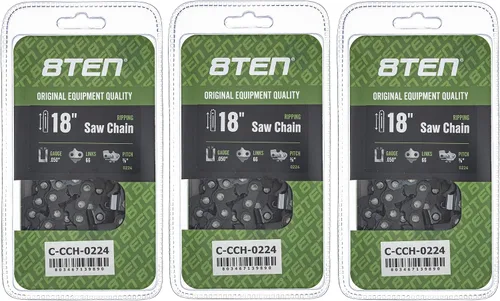 Miniatura 68 de 8TEN Cadena de motosierra semi cincel de 6 pulgadas .050 1/4 42 DL para Worx WG320 Black & Decker LLP120 (paquete de 3)