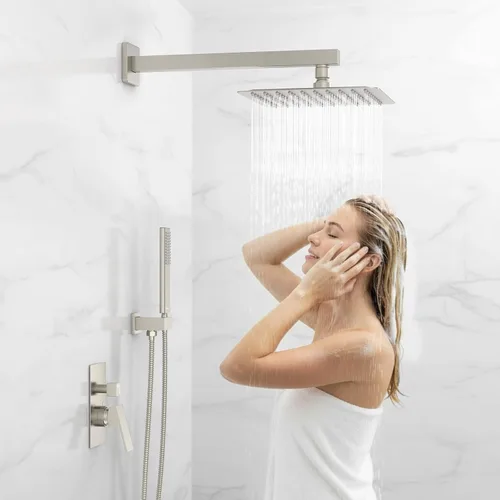 Miniatura 2 de EMBATHER Sistema de Ducha Juego de Grifería de Ducha de 12 pulgadas para Baño, Mezclador de Lluvia de Lujo, Juego Combinado de Cabezal de Ducha