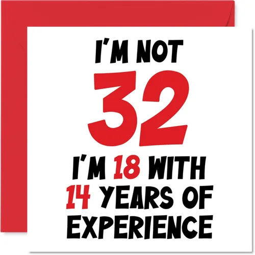 Miniatura 48 de Tarjeta de cumpleaños número 100 para mujeres y hombres, no 100, soy 18 con 82 años de experiencia, divertida tarjeta de felicitación de feliz