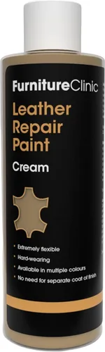 Miniatura 28 de Furniture Clinic Pintura y tinte para reparación de cuero, colorante autosellante para una reparación rápida y fácil del cuero, adecuado para sofás