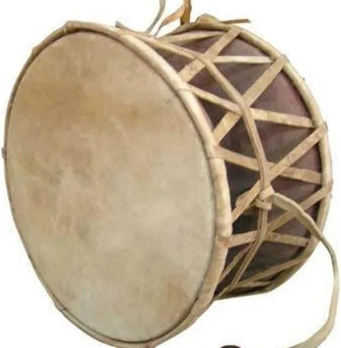 Miniatura 4 de Damaru - Tambor de mano de madera, instrumento musical popular nepalí, tallado a mano, para diversión, grupos de músicos de todas las edades