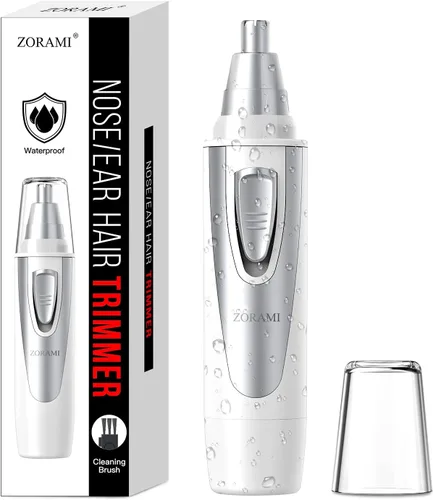 Cortapelos para orejas y nariz – cortador profesional libre de dolor para cejas y pelo facial para hombres y mujeres 2021, recortadora a pilas con