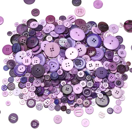 Miniatura 13 de Acerca de 660 botones de resina de varias especificaciones, botones hechos a mano, botones artesanales de costura, botones decorativos pintados a