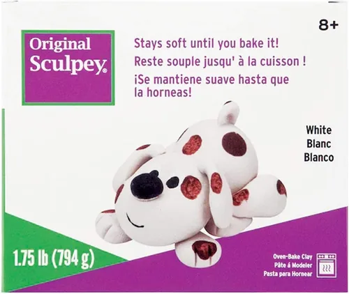 Miniatura 9 de Sculpey Original Oven-Bake Clay, White, 1.75 lb. (Pack of 3)