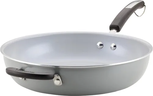 Miniatura 16 de Sartén antiadherente de cerámica EcoAdvantage de Farberware, 10 pulgadas, Aqua Aguamarina