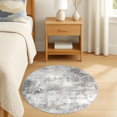 Miniatura 17 de IOHOUZE Alfombra abstracta lavable de 3 x 12 pies para pasillos, antideslizante para cocina, camino de entrada de lana sintética para interiores