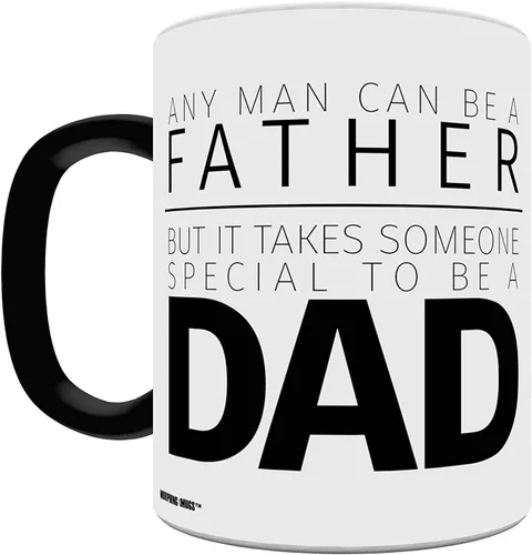 Miniatura 4 de Morphing Mugs Día del padre – Takes Someone Special to be a Dad – Una taza de cerámica sensible al calor que cambia de color de 11 onzas – Imagen