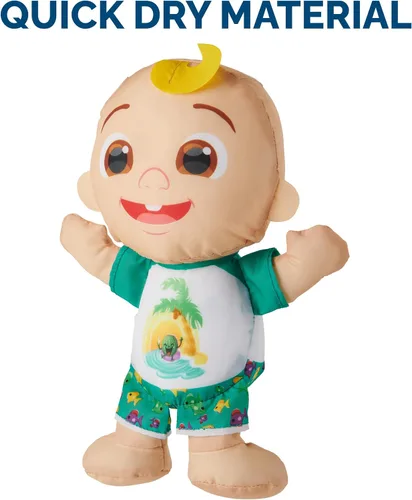 Miniatura 4 de SwimWays Cocomelon JJ Swim Huggable, juguetes para niños, juguetes de baño y juguetes de playa, animal de peluche flotante de agua para niños de 1