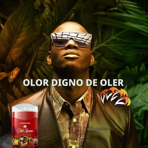 Miniatura 5 de Old Spice Desodorante sin aluminio para hombres, protección contra olores 24/7, frescura 24/7 y aroma duradero, se aplica transparente, Bearglove