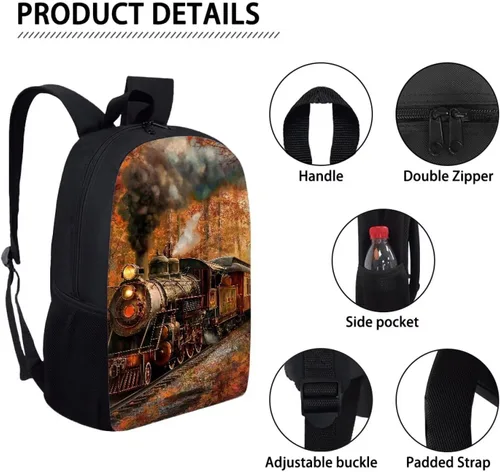 Miniatura 116 de HUGS IDEA Los animales frescos 3D niños escuela libro bolsa niños impresión mochilas, Baloncesto, Moderno