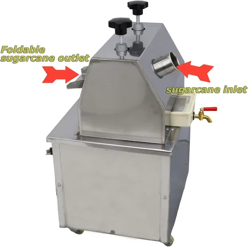 Miniatura 8 de INTSUPERMAI Prensa comercial de caña de azúcar, máquina exprimidora de caña de azúcar, extractor de jugo de caña de azúcar, 110 V, exprimidor