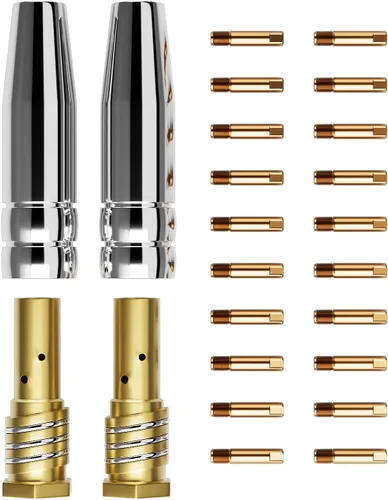GZ GUOZHI Kit de accesorios para pistola de soldadura MIG 0.030 pulgadas, boquilla difusora para GZ GUOZHI MIG-200P MIG-140 MIG-130 MIG-135 MIG-160
