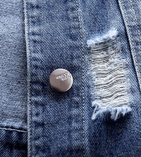 Miniatura 6 de LifeShe Chaleco de mezclilla sin mangas con perlas para mujer
