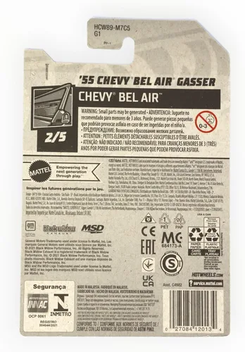 Miniatura 2 de Hot Wheels 2022 - Chevy Bel Air Gasser '55 - Morado - 2/5 - 43/250