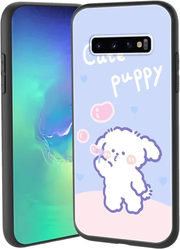 Miniatura 3 de Funda para teléfono Samsung S10 Plus (no Samsung S10), para Galaxy S10 Plus, diseño divertido de perro, estilo animal de dibujos animados