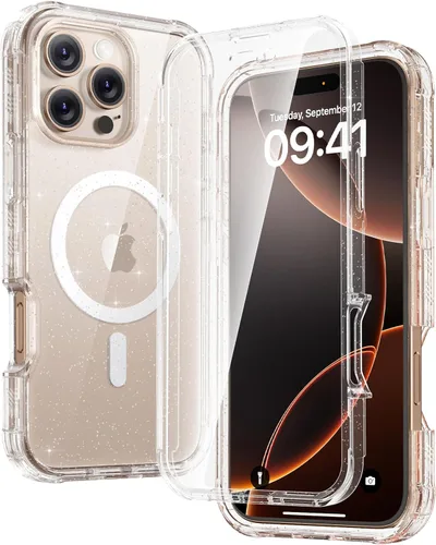 Miniatura 49 de Diaclara - Funda compatible con iPhone 11, carcasa resistente de cuerpo completo con protector de pantalla integrado sensible al tacto y Transparente