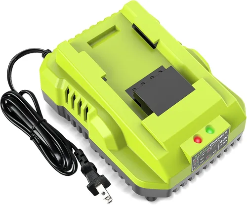 Miniatura 7 de Repuesto para cargador de batería Ryobi de 40 V, estación de carga rápida OP402 de doble puerto con USB y tipo C - Compatible con baterías OP4026