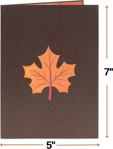 Miniatura 7 de Paper Love Tarjeta de Árbol de Otoño Tarjeta de Felicitación Desplegable 3D de Arce de Otoño para Acción de Gracias, Regalo de Anfitriona o Amigo