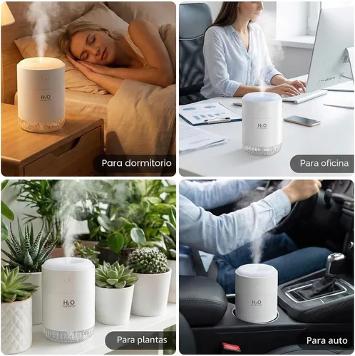 Miniatura 7 de SZO Mini humidificador portátil, humidificador personal de niebla fría USB de 16.9 fl oz para dormitorio, oficina, escritorio de viaje, silencioso